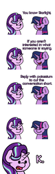 Size: 1280x4000 | Tagged: safe, artist:ljdamz1119, starlight glimmer, twilight sparkle, pony, unicorn, g4, chemistry joke, comic, dialogue, duo, female, mare, potassium