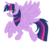 Size: 2100x1750 | Tagged: safe, artist:canisrettmajoris, twilight sparkle, alicorn, pony, g4, cute, cutie mark, female, looking back, mare, simple background, smiling, solo, spread wings, transparent background, twilight sparkle (alicorn), wings