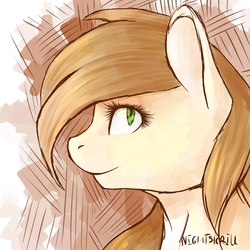 Size: 2048x2048 | Tagged: safe, artist:nightskrill, oc, oc only, pony, bust, female, high res, mare, portrait, solo