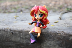 Size: 6000x4000 | Tagged: safe, artist:artofmagicpoland, sunset shimmer, equestria girls, g4, doll, equestria girls minis, female, irl, photo, solo, toy