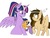 Size: 2048x1536 | Tagged: safe, artist:pimpartist101, twilight sparkle, oc, oc:holly lilac, oc:night ryder, alicorn, pegasus, pony, g4, alternate hairstyle, baby, baby pony, colt, female, male, mother and son, offspring, older, older twilight, parent:flash sentry, parent:twilight sparkle, parents:flashlight, ponytail, raised hoof, simple background, story included, twilight sparkle (alicorn), white background