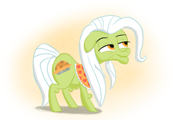 Size: 1443x998 | Tagged: safe, artist:tech--pony, granny smith, earth pony, pony, g4, grannies gone wild, alternate hairstyle, elderly, female, mare, solo, stupid sexy granny smith