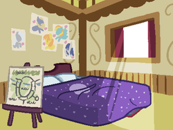 Size: 800x600 | Tagged: safe, artist:rangelost, cyoa:d20 pony, bed, bedroom, colored, cyoa, description is relevant, drawing, eisel, heart, map, no pony, pillow, pixel art, poster, sheet, story included, window