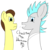 Size: 768x768 | Tagged: safe, artist:wonderschwifty, derpibooru exclusive, pony morty, pony rick, pony, g4, grannies gone wild, my little pony: friendship is magic, grammar error, ponified, rick and morty, rick sanchez, simple background, text, transparent background