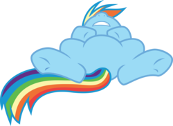 Size: 8193x6000 | Tagged: safe, artist:yetioner, rainbow dash, pony, g4, grannies gone wild, .svg available, absurd resolution, belly, featureless crotch, female, on back, simple background, solo, transparent background, underhoof, vector