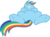 Size: 8193x6000 | Tagged: safe, artist:yetioner, rainbow dash, pony, g4, grannies gone wild, .svg available, absurd resolution, belly, featureless crotch, female, on back, simple background, solo, transparent background, underhoof, vector