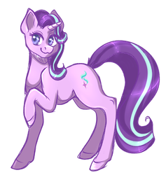 Size: 1354x1426 | Tagged: safe, artist:ladykochou, starlight glimmer, horse, pony, unicorn, g4, female, solo