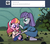 Size: 1000x876 | Tagged: safe, artist:carouselunique, maud pie, oc, oc:honeycrisp blossom, equestria girls, g4, cute, equestria girls-ified, geode, offspring, parent:big macintosh, parent:princess cadance, parents:cadmac, rock farm