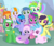 Size: 1004x852 | Tagged: safe, artist:razorbladetheunicron, oc, oc only, oc:cardamom, oc:citrus surprise, oc:confetti balloon, oc:dewdrop glisten, oc:firestorm swirl, oc:lilac, oc:prairie, oc:rose gold, oc:smokey whistle, oc:windy blitz, lateverse, alternate universe, base used, cutie mark, female, group, group photo, magical lesbian spawn, male, next generation, offspring, parent:amethyst star, parent:birch bucket, parent:capper dapperpaws, parent:flash sentry, parent:flitter, parent:limestone pie, parent:lotus blossom, parent:pinkie pie, parent:prince blueblood, parent:princess skystar, parent:saffron masala, parent:soarin', parent:spike, parent:thunderlane, parent:twilight sparkle, parent:twirly, parent:vinyl scratch, parents:amespike, parents:bluemasala, parents:flashlight, parents:flitterlane, parents:limin', parents:lotusbucket, parents:saffer, parents:skytwirl, parents:vinylpie