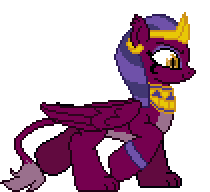 Size: 210x192 | Tagged: safe, artist:botchan-mlp, the sphinx, sphinx, daring done?, g4, animated, concave belly, countershading, crown, cute, desktop ponies, female, jewelry, mare, pixel art, regalia, simple background, smiling, solo, sphinxdorable, sprite, transparent background, walk cycle, walking