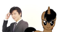 Size: 1140x620 | Tagged: safe, oc, pony, unicorn, actor, mitsuhiro oikawa