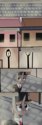 Size: 2552x7568 | Tagged: safe, artist:mr100dragon100, pony, comic:the strange case of dr jekyll and mr hyde, absurd resolution, building, clothes, comic, dr jekyll and mr hyde, london, night, ponified, richard enfield, solo