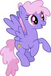 Size: 2077x3068 | Tagged: safe, artist:curvesandlines, rainbowshine, pegasus, pony, g4, background pony, female, flying, high res, mare, simple background, solo, transparent background, vector