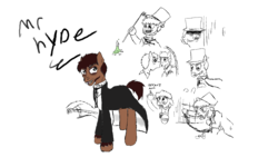 Size: 3264x1836 | Tagged: safe, artist:mr100dragon100, pony, cane, clothes, dr jekyll and mr hyde, edward hyde, mr hyde, ponified, potion, reference sheet, solo