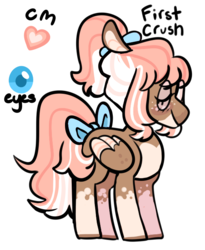 Size: 549x669 | Tagged: source needed, safe, artist:ufpony, oc, oc only, oc:first crush, pegasus, pony, solo