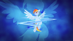 Size: 1920x1080 | Tagged: safe, artist:antylavx, rainbow dash, pegasus, pony, g4, female, mare, solo, wallpaper