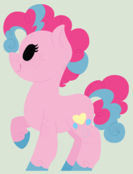 Size: 676x884 | Tagged: safe, artist:xxanimatorixx, pinkie pie, earth pony, pony, g4, alternate design, female, freckles, simple background, solo