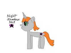 Size: 1200x888 | Tagged: safe, artist:nightshadowmlp, oc, oc:night shadow, pony, unicorn, cutie mark, simple background, text