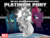 Size: 1024x768 | Tagged: safe, artist:tim-kangaroo, queen chrysalis, tempest shadow, pony, g4, my little pony: the movie, cover, crossover, marvel comics, ponified, silver surfer