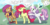 Size: 3461x1716 | Tagged: dead source, safe, artist:veesocks, apple bloom, scootaloo, sweetie belle, classical unicorn, earth pony, pegasus, pony, unicorn, g4, argument, bad dragon, bendy straw, cloven hooves, cutie mark crusaders, dialogue, drink, drinking straw, easter egg (media), gamer belle, horn, leonine tail, magic, older, older apple bloom, older scootaloo, older sweetie belle, pc master race, scootaloo is not amused, unamused, unshorn fetlocks, wings