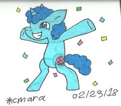 Size: 816x717 | Tagged: safe, artist:cmara, party favor, pony, g4, male, solo, traditional art