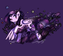 Size: 1000x900 | Tagged: safe, artist:lovelyheartmlp, oc, oc only, oc:cosmiella orbitverse, pony, female, mare, solo, space pony