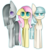 Size: 1024x1065 | Tagged: safe, artist:chibuuuowo, coco pommel, fluttershy, marble pie, g4, female, missing accessory, outline, simple background, the council of shy ponies, transparent background, trio, trio female