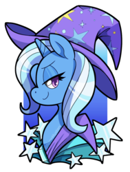Size: 454x600 | Tagged: safe, artist:pegasisters82, trixie, pony, unicorn, g4, cape, clothes, female, hat, looking at you, mare, simple background, solo, transparent background, trixie's cape, trixie's hat