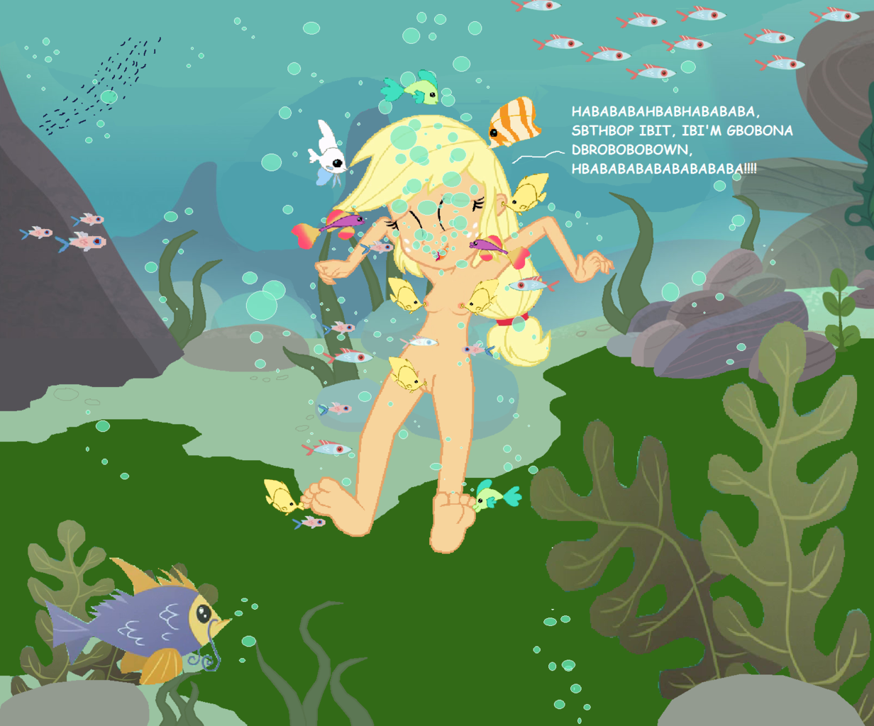 1696874 Explicit Artist Php43 Edit Applejack Fish Equestria