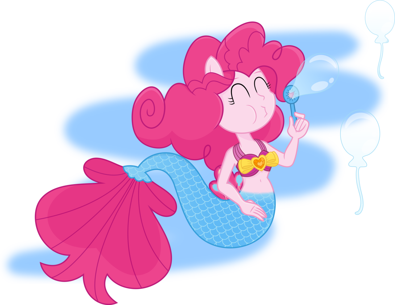 1696878 Safe Artistsugar Loop Pinkie Pie Mermaid Equestria