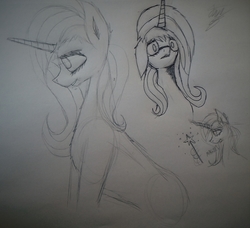 Size: 2116x1932 | Tagged: safe, artist:drawingwithapitoffriendship, trixie, pony, g4, female, magic wand, solo, traditional art