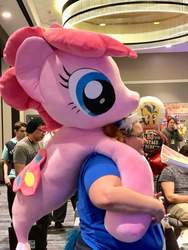 Size: 1536x2048 | Tagged: safe, pinkie pie, g4, babscon, irl, photo, plushie, seapony pinkie pie