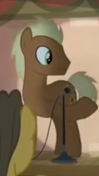 Size: 1242x2208 | Tagged: safe, screencap, caramel, meadow song, earth pony, pony, g4, the maud couple, male, pony m.c., solo