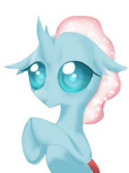 Size: 1923x2572 | Tagged: safe, artist:noupu, ocellus, changedling, changeling, g4, female, looking at you, simple background, solo, transparent background