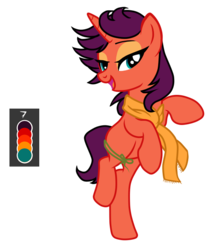 Size: 572x656 | Tagged: safe, artist:symphstudio, oc, oc only, pony, unicorn, base used, clothes, female, mare, scarf, simple background, solo, transparent background