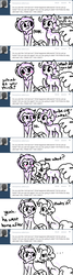 Size: 611x2280 | Tagged: safe, pinkie pie, oc, earth pony, pegasus, pony, ask the colt, fanfic:silent ponyville, g4, clothes, comic, tumblr