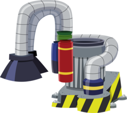 Size: 5000x4439 | Tagged: safe, artist:ambassad0r, g4, just for sidekicks, absurd resolution, industrial strength pet dryer, machine, no pony, object, simple background, transparent background, vector