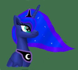 Size: 373x332 | Tagged: safe, artist:platinumdrop, princess luna, g4, flockmod, simple background