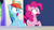 Size: 1280x720 | Tagged: safe, screencap, pinkie pie, rainbow dash, earth pony, pegasus, pony, 28 pranks later, g4, castle, friendship throne, reaction, shocked, table, throne