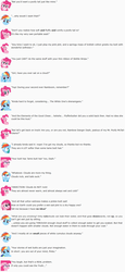 Size: 836x1814 | Tagged: safe, artist:dziadek1990, pinkie pie, rainbow dash, g4, sonic rainboom (episode), butts, cloud, conversation, dialogue, discussion, emote story, emotes, implied fluttershy, implied rarity, objection, poofy pie, raincloud, reddit, reference, skittles, slice of life, tail, text, wet