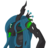 Size: 8677x8384 | Tagged: safe, artist:tyler611, queen chrysalis, changeling, changeling queen, g4, absurd resolution, commission, female, gamer, headset, looking at you, one eye closed, simple background, solo, tongue out, transparent background, wink