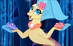 Size: 849x540 | Tagged: safe, screencap, princess skystar, shelldon, shelly, seapony (g4), g4, my little pony: the movie, bioluminescent, blue eyes, bubble, coral, cropped, cute, digital art, dorsal fin, eyelashes, female, fin, fin wings, fins, fish tail, flower, flower in hair, flowing mane, freckles, glowing, jewelry, looking at you, necklace, ocean, open mouth, pearl necklace, scales, seaquestria, seashell, seashell necklace, shell, smiling, smiling at you, solo, swimming, tail, underwater, water, wings
