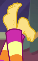 Size: 341x539 | Tagged: safe, screencap, sunset shimmer, equestria girls, equestria girls specials, g4, my little pony equestria girls: better together, my little pony equestria girls: forgotten friendship, barefoot, cropped, feet, legs, pictures of legs