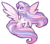 Size: 963x855 | Tagged: safe, artist:uunicornicc, star catcher, pegasus, pony, g3, g4, cutie mark, female, g3 to g4, generation leap, mare, simple background, smiling, solo, spread wings, transparent background, wings