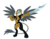 Size: 2140x1675 | Tagged: safe, artist:greycat-rademenes, gabby, griffon, g4, bipedal, boots, clothes, crossover, disney, ducktales, ducktales 2017, female, gabby mcstabberson, gloves, hood, shoes, simple background, solo, spread wings, sword, transparent background, weapon, wings