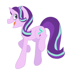 Size: 1200x1200 | Tagged: safe, artist:kojiro-musashi, starlight glimmer, pony, g4, female, simple background, smiling, solo, transparent background