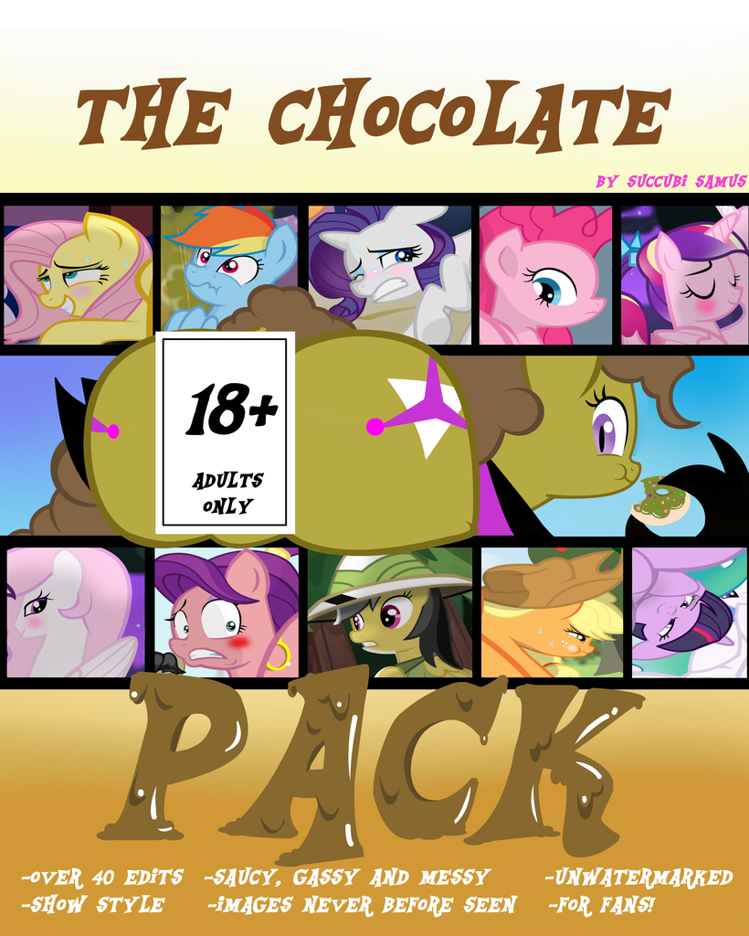 1712555 - suggestive, artist:succubi samus, applejack, daring do,  fluttershy, pinkie pie, princess cadance, princess celestia, rainbow dash,  rarity, spoiled rich, twilight sparkle, oc, oc:moon pearl, pony, g4,  announcement, art pack, butt, cover,