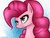 Size: 1600x1200 | Tagged: safe, artist:nightskrill, pinkie pie, earth pony, pony, g4, bust, female, mare, portrait, raised eyebrow, solo