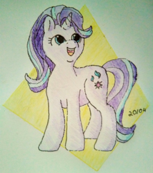 Size: 2448x2775 | Tagged: safe, artist:pony-mewmew, starlight glimmer, pony, unicorn, g4, female, high res, solo, traditional art