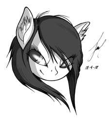 Size: 1455x1622 | Tagged: safe, artist:jacquibim, oc, oc only, black and white, grayscale, monochrome